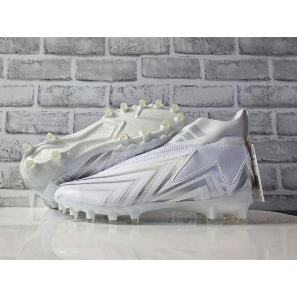 Adidas Men\'s Freak Ultra 23 Inline Football Cleats White Silver Sz 11.5 GX9179